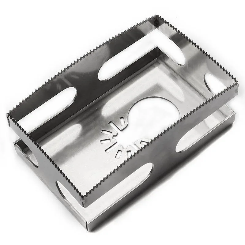 Taglierina per scanalature quadrate utensile da taglio per fori quadrati per la lavorazione del legno strumento per sega per coltelli da taglio rettangolare con foro scanalato