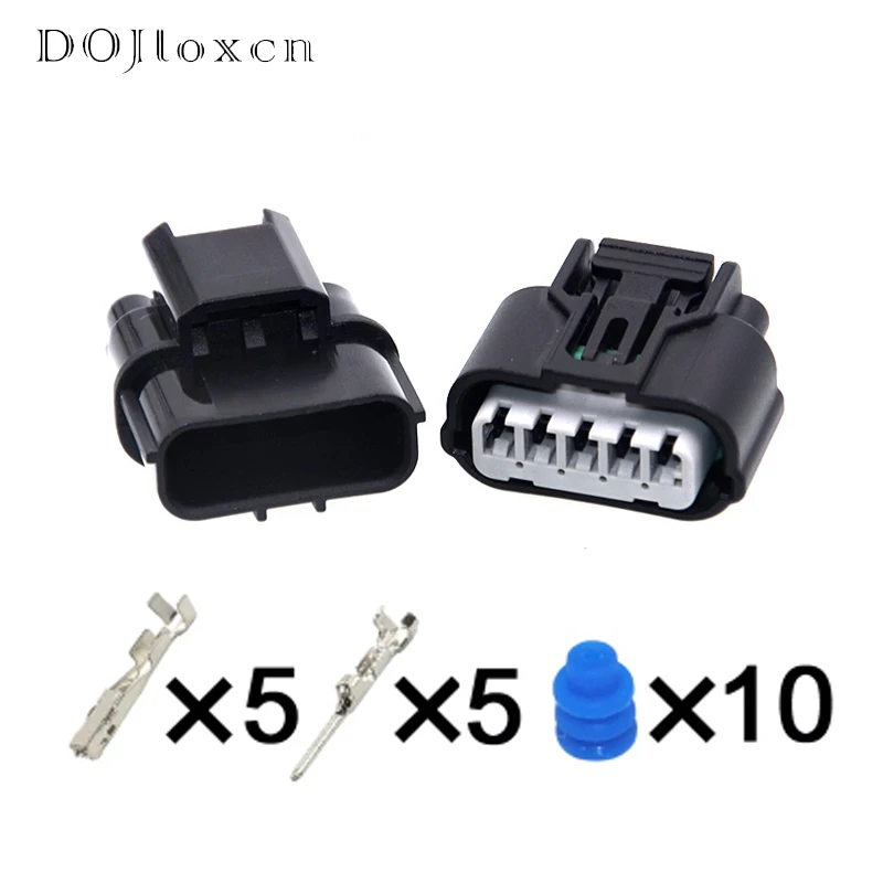 1/5/10/20 Sets 5 Pin 6189-1081 6918-2128 Sumitomo Waterproof Automotive Connector Motorcycle Lnlet Pressure Sensor Plug