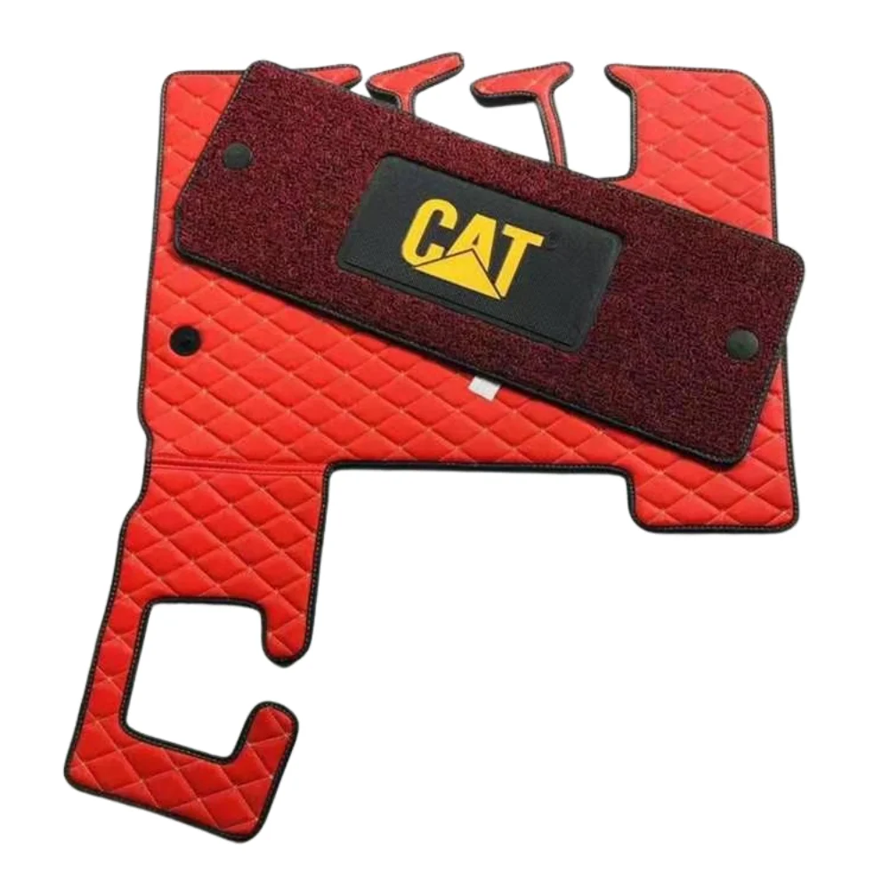 For CATERPILLAR CAT E320D/D2 E330D E336D Special Floor Rubber Anti-skid Excavator Cab Floor Mat Carpet Protect Clean Decorations