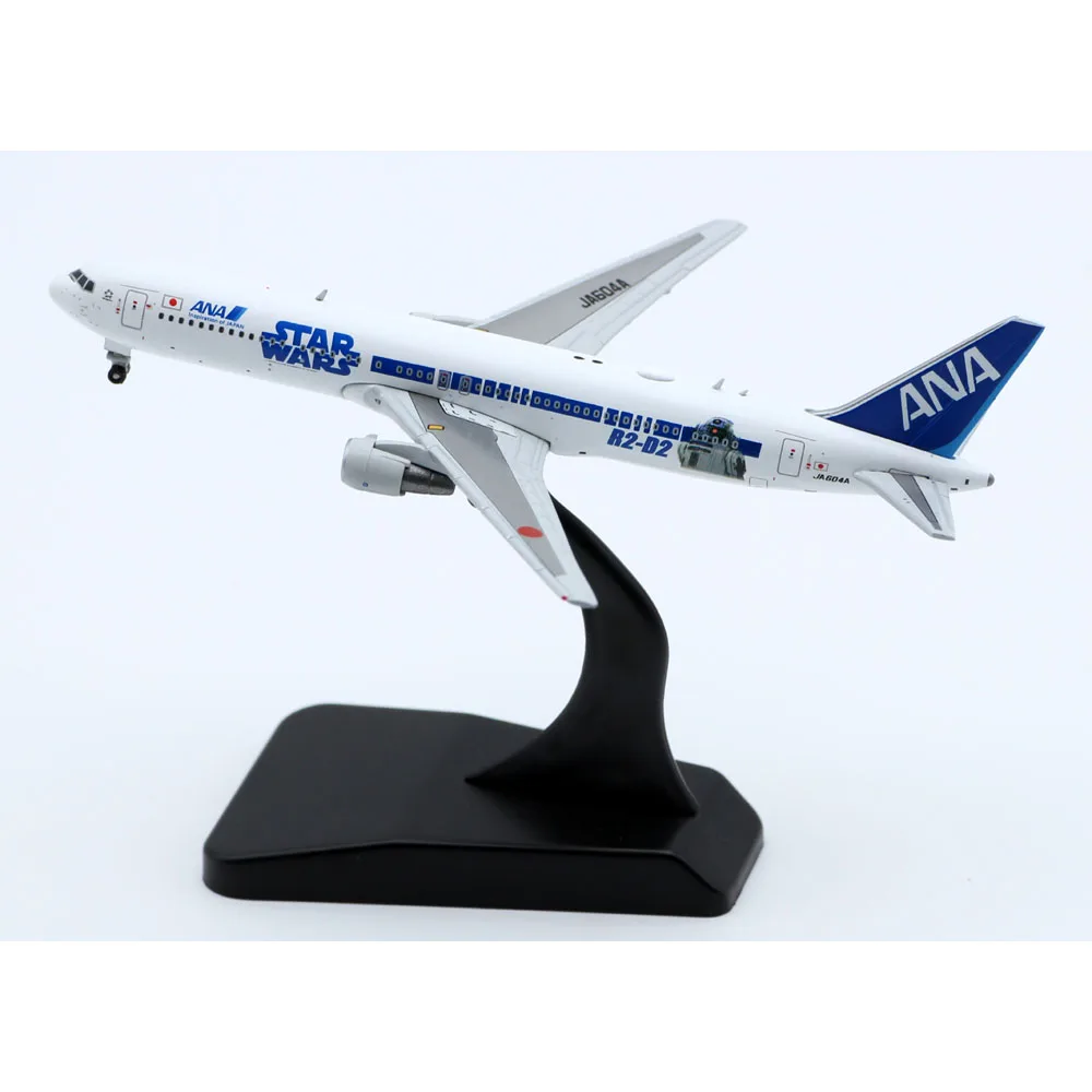 1:500 Model Samolotu Kolekcjonerskiego ze Stopu JC Wings PX5006 ANA All Nippon Airways Boeing 767-300ER, Odlewany Model Samolotu JA604A ze Stojakiem