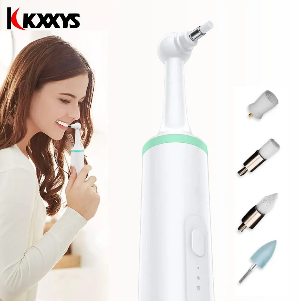 Rotary Electric Toothbrush For Oral Stain Plaque Removing and Teeth Whitening Cleaning Tooth Dirt Cleaner