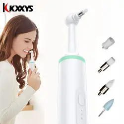 Rotary Electric Toothbrush For Oral Stain Plaque Removing and Teeth Whitening Cleaning Tooth Dirt Cleaner