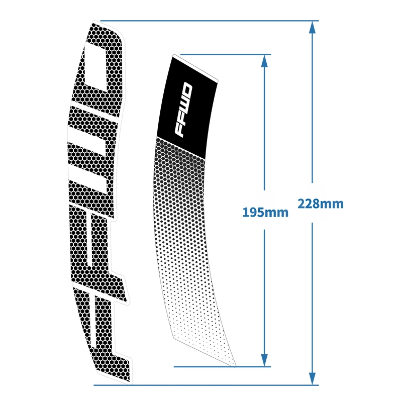 2022 FFWD RYOT 33 Wheel Sticker Road Bike Rim Stickers Bicycle Rim Wheels Stickers for Two Wheel Stickers Bike Accessories