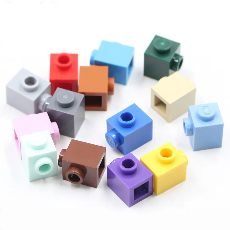 10PCS MOC 87087 1x1 Block DIY Building Blocks  with Bumps Compatible With Brand Educational Creative Toys For children