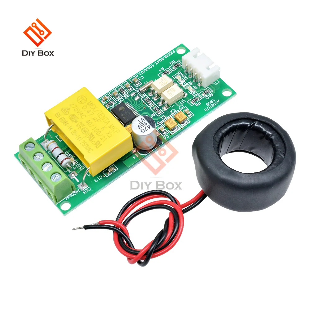 Multifunction AC Digital Meter 0-100A 80-260V Watt Power Volt Amp Current Test Module PZEM-004T For Arduino TTL COM2\\COM3\\COM4