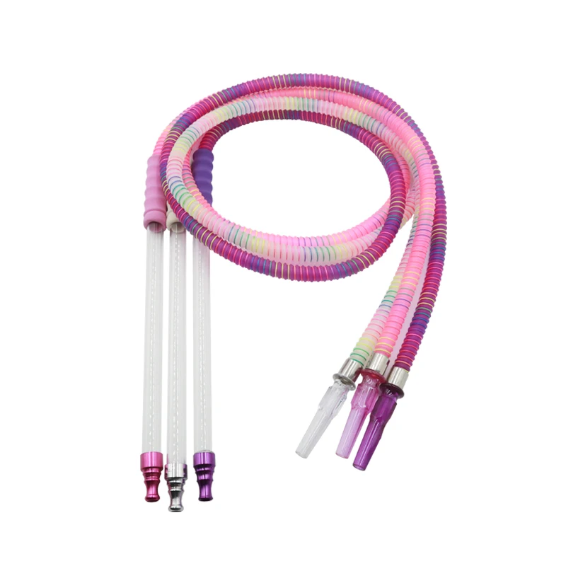 

1PC Fashion 1.97m Length Acrylic Hookah Plastic Hose & Plastic Shisha Hookah Hose Narguile Accessories