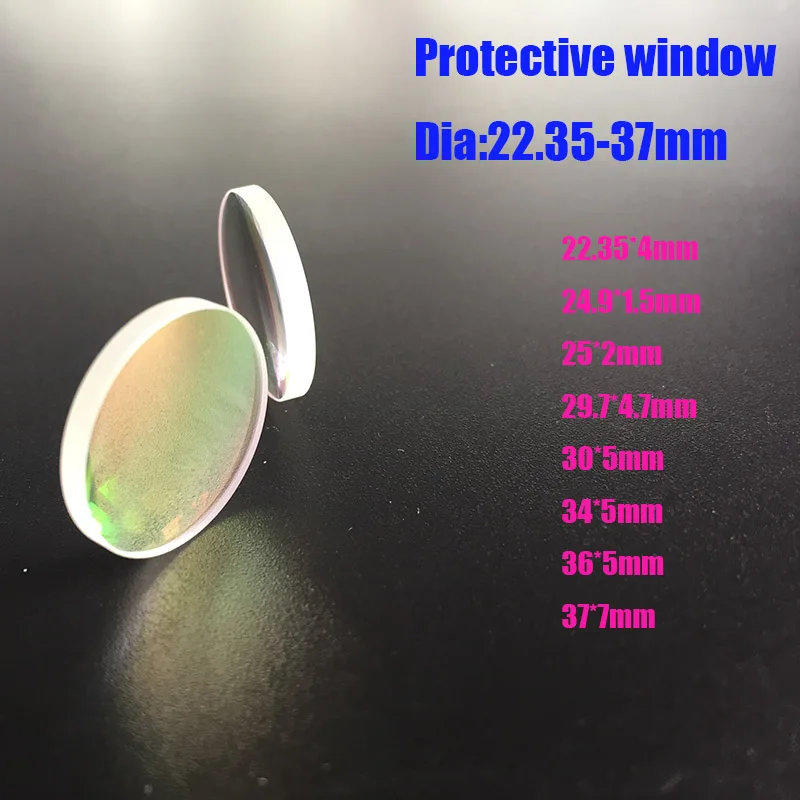 Import Corning  Fused Silica Protective Window  Parabolic Mirror Concave Mirror  Fiber For Laser Cutting Welding Machine