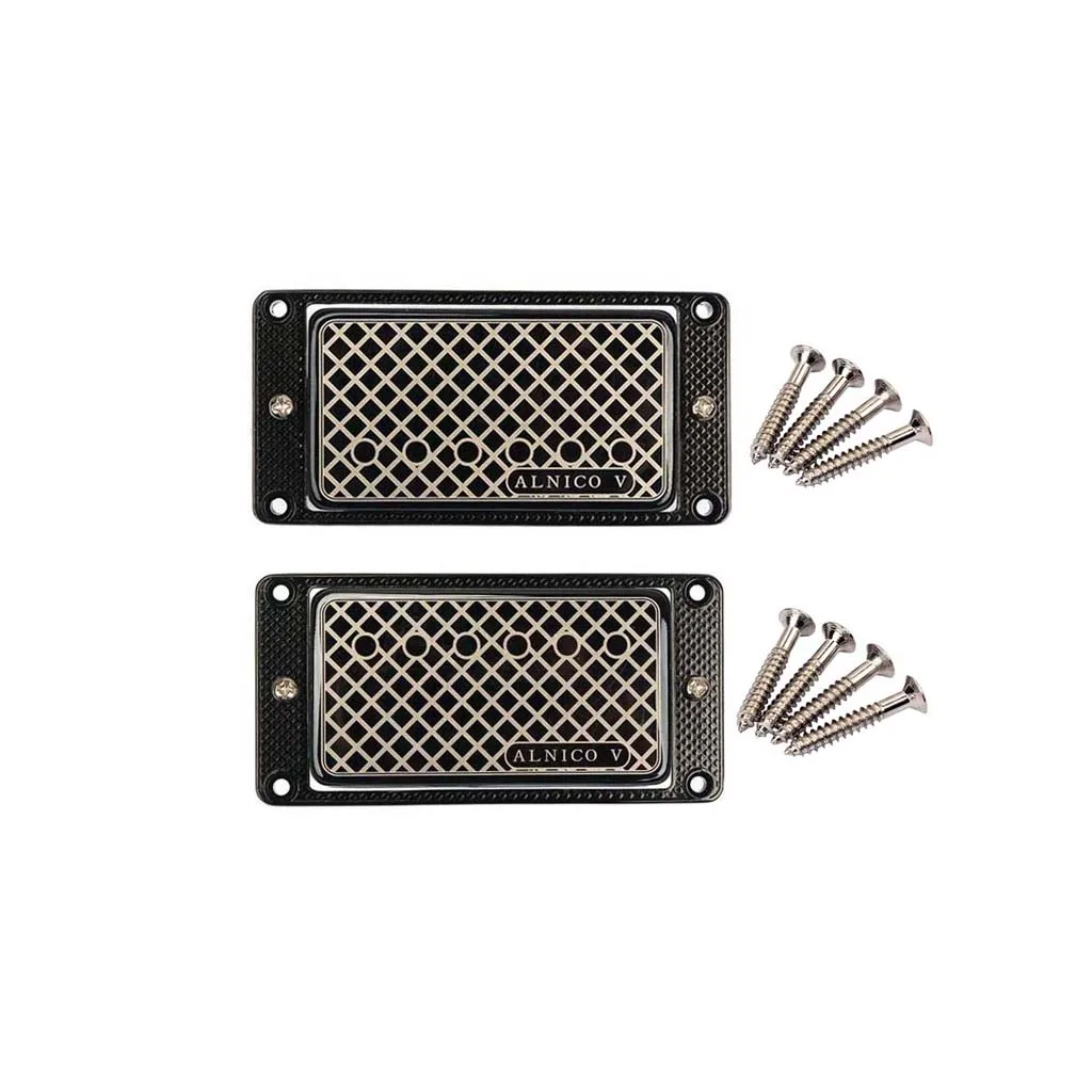 2pcs/set Alnico v Guitar Sealed Humbucker Pickups Pick-ups Dual Coil for LP Electric Guitars with Mounting Screws