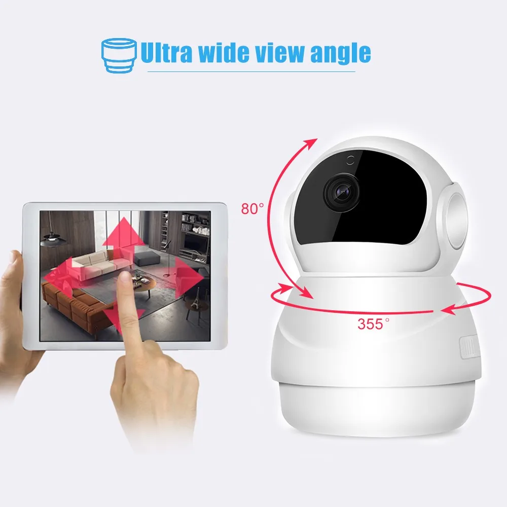 1080P Home Camera IP Security Surveillance Wireless Night Vision Motion Detection