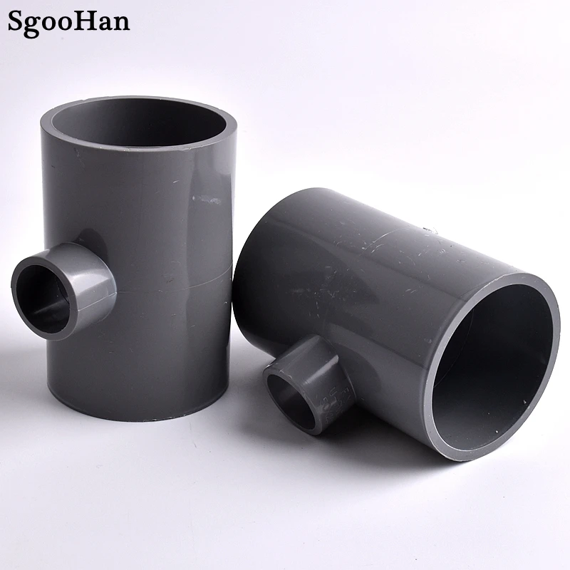 

Inner Dia 20~63mm PVC Pipe Reducing Tee Connector Home Garden Irrigation Aquarium Fish Tank Tube Watering Adapter Fittings Joint