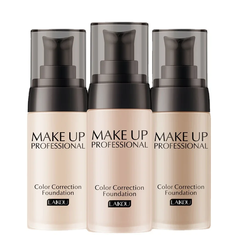 

4 Set Foundation Makeup Base Face Cream Liquid Foundation Concealer Hydrate Moisturizer Oil Control Waterproof Maquiagem 40g