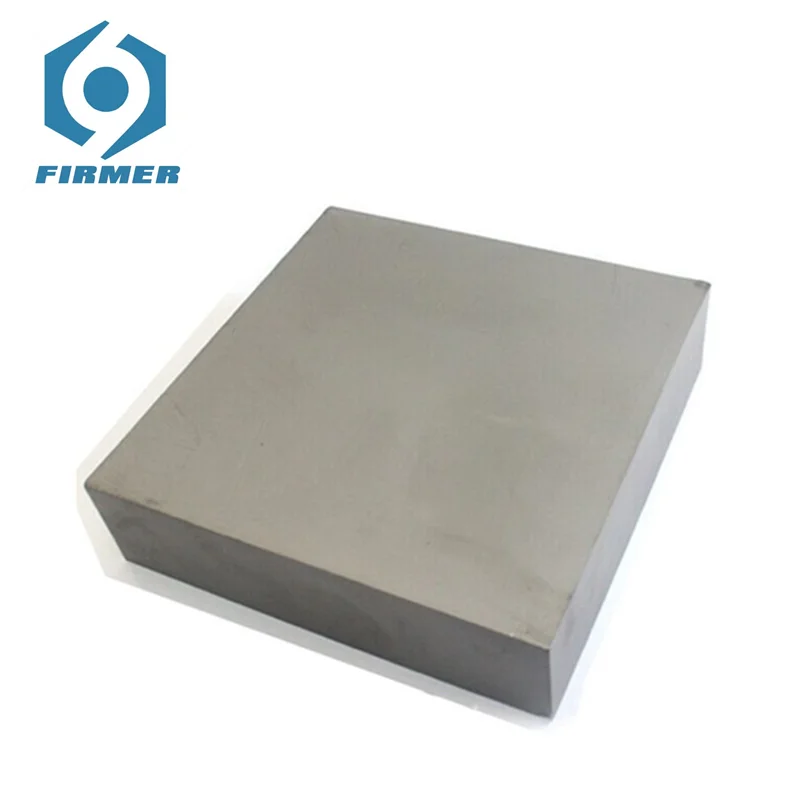 

YG15 Tungsten Carbide Plate Tungsten Steel Plate Length 105mm Width 105mm Support Custom High Hardness