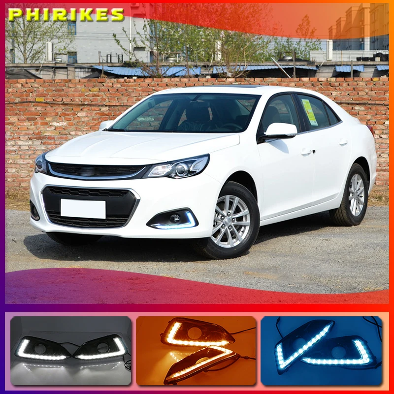 

Fit For Chevrolet Malibu 2016 DRL Daytime Running Light Daylight Driving Lamp Relay With Yellow Turning Signal