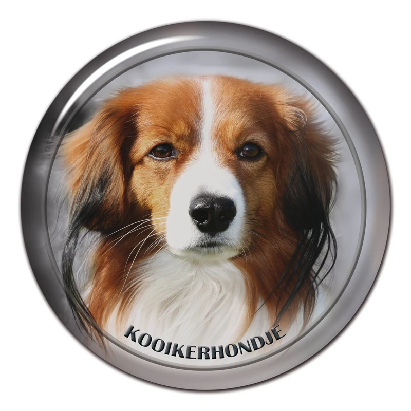 

S40416 # различные размеры ПВХ наклейка Kooikerhondje стикер на машину с собакой для бампера заднего окна ноутбука холодильника туалета