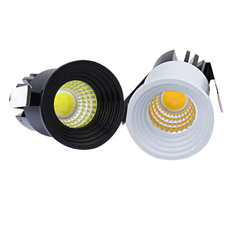 mini led spot downlights cob 3w recessed led spots 220v pode ser escurecido luz para gabinete de teto showcase decoracoes loft 01