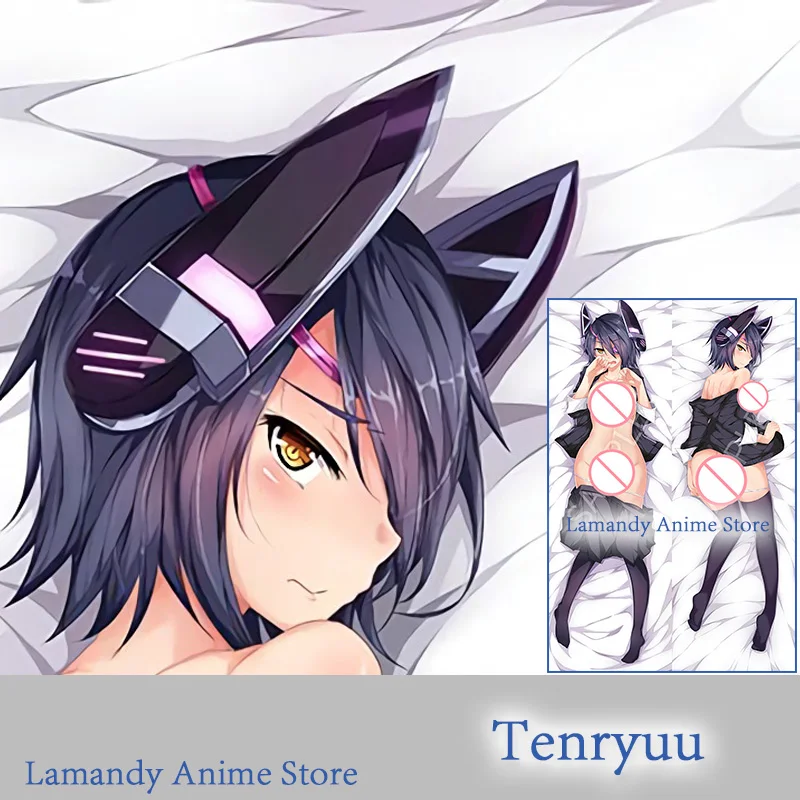 Dakimakura Anime Tenryuu Kantai Collection Double Sided Print Pillowcase Life Size Body Pillow Cover