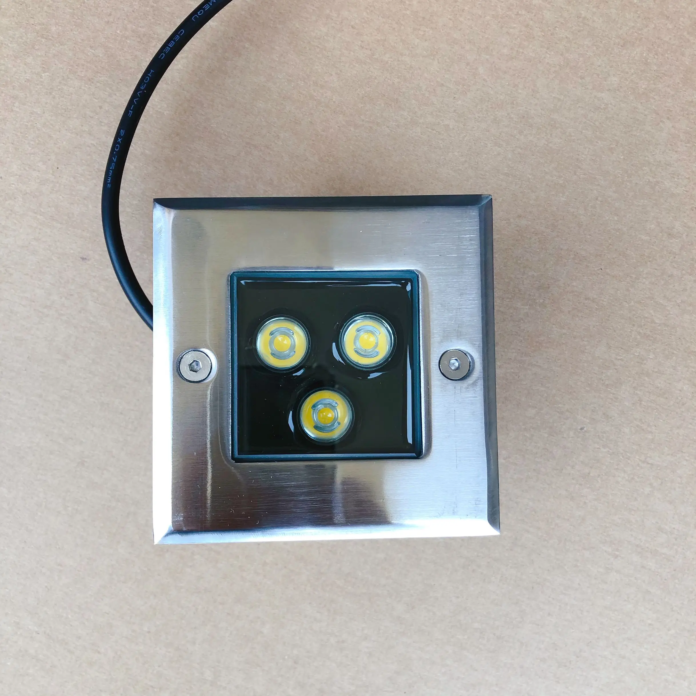 Iluminación Exterior de alta potencia, foco subterráneo de 3W, DC12V, AC85-265V, IP68, para camino de jardín, luces de paisaje de patio enterrado