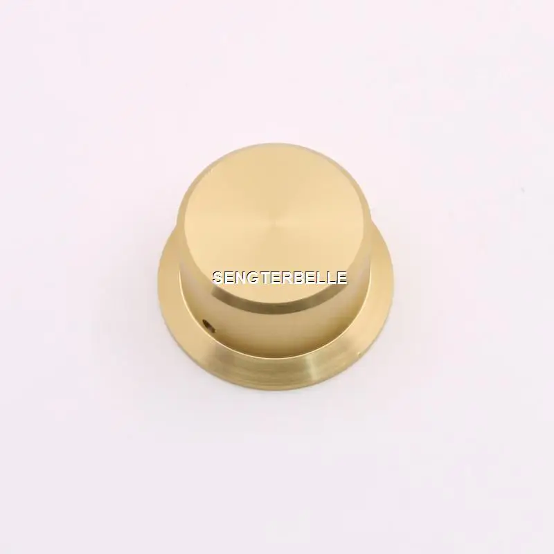 1pcs golden straw hat full aluminum knob volume knob 50*27mm