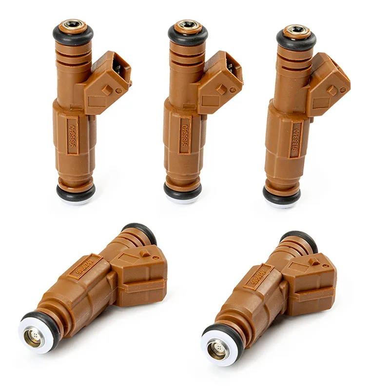 Set Of 5 Fuel Injectors for Volvo S60 S80 C70 V70 Xc70 Xc90 2.4L 2.5L for BMW M3 M30 E30 E28 E36 M50 0280155831 0280155759