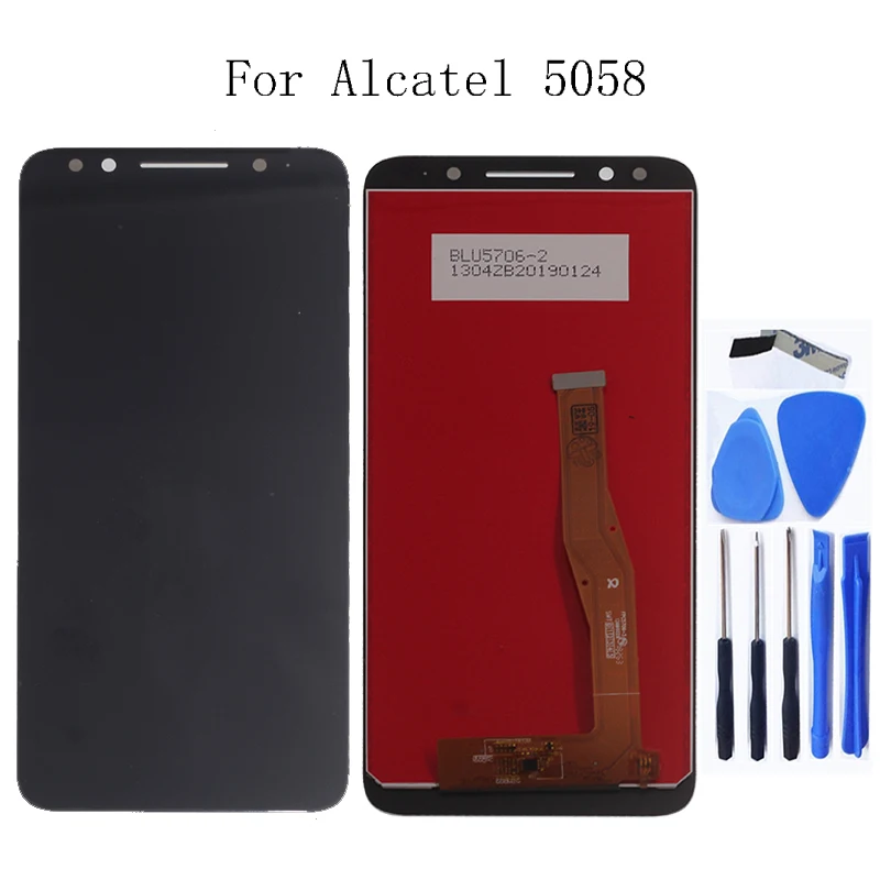 

100% tested For Alcatel 3X 5058 5058A 5058I 5058J 5058T 5058Y LCD Display Touch screen digitizer Assembly For Alcatel 3X 5058