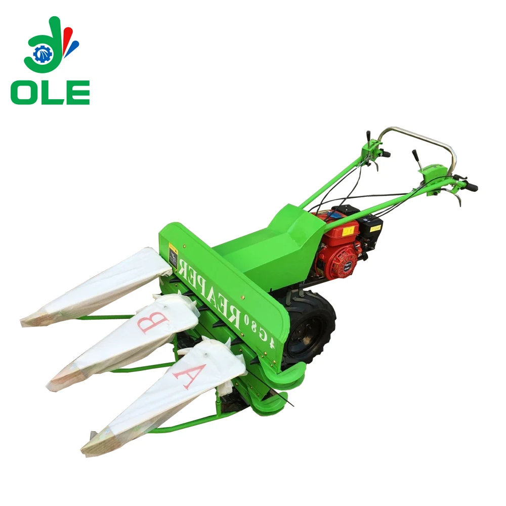 4G80 Mini Walking Tractor Rice Reaper Portable Wheat And Rice Reaper Machine