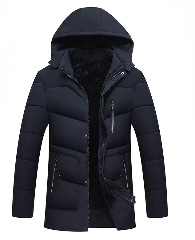 MRMT 2024 Brand Men\'s Jackets Cotton Padded Clothes Warm Overcoat for Male Padded Jacket Hooded Outer Wear Clothing Garment