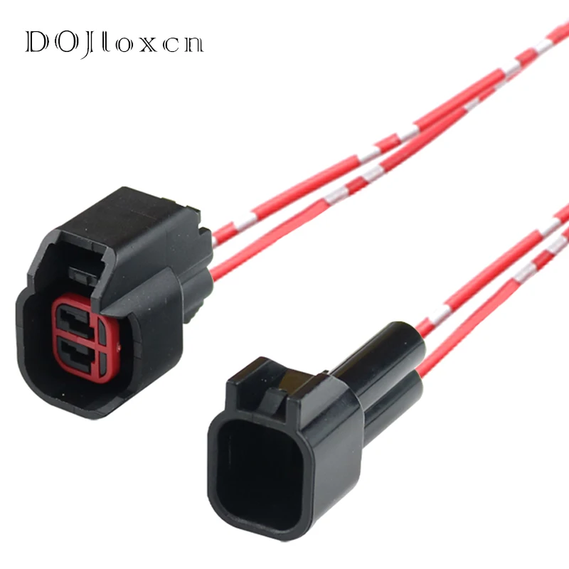 1/5/10/20/50 Sets 2 Pin 7283-5967-30 Wiring Harness Plug EV6/EV14 Car Fuel Injector Connector For Dodge LS2 LS3 GM Mazda 6 Ford