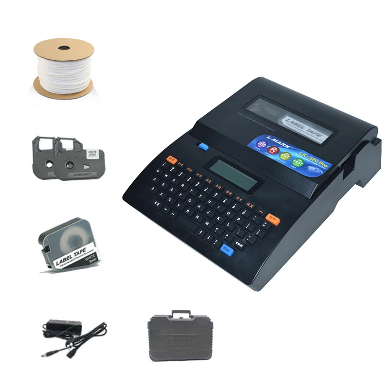 Cable ID Printer+Can Connect PC Electronic Lettering Machine PVC Tube Printer Wire Mark Machine  Line mark printer