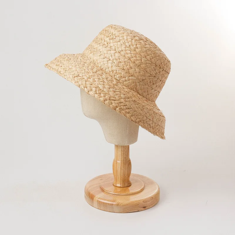 USPOP Women sun hats parent-child raffia straw hats lace-up beach hats two size