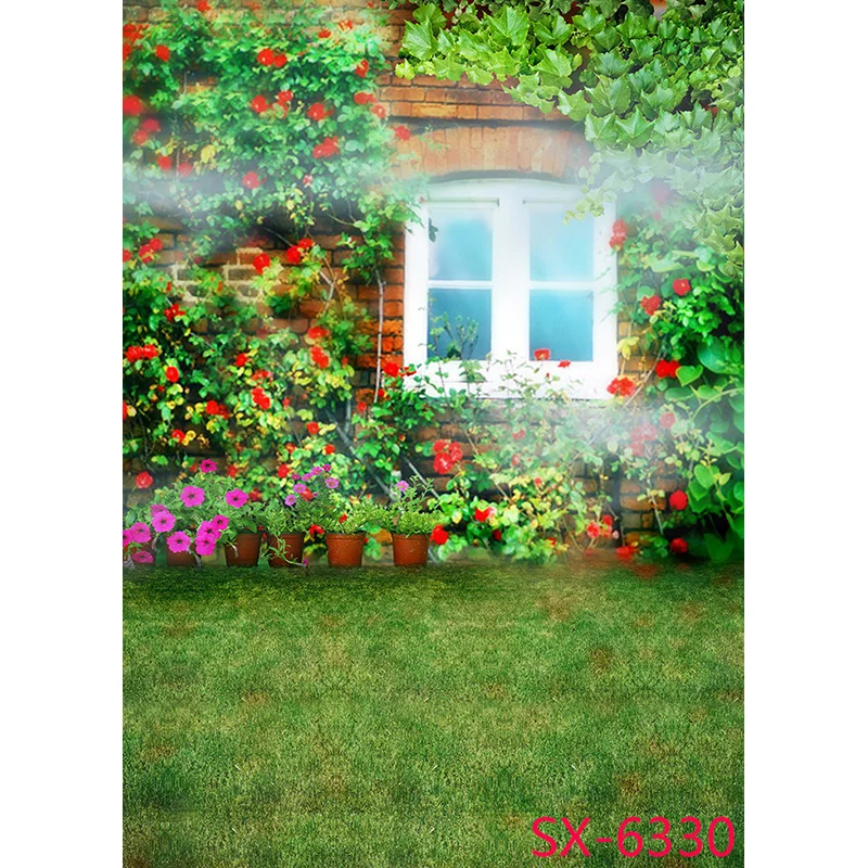 Bambini compleanno fondali fotografia scenario fiori prato neonato ritratto foto sfondo Studio puntelli 2157 YXFL-29