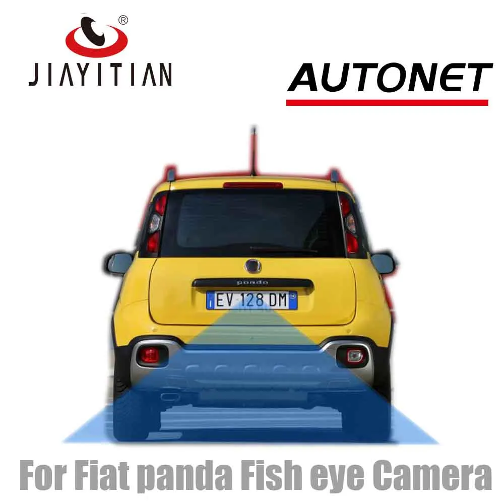 JIAYITIAN rear view camera For Fiat panda 4X4 Cross SUV 2012~2019 Fish eye CAM HD/CCD/Night Vision/Backup Reverse parking camera