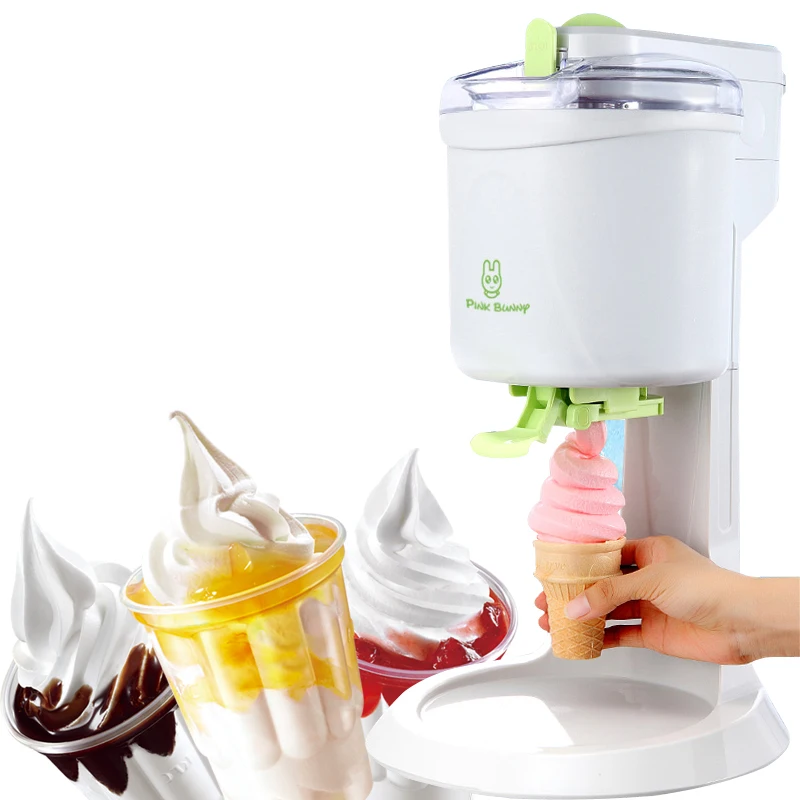 Máquina de helado automática para el hogar, máquina de fruta congelada DIY, 1L, máquina de postre de fruta, batidos, BL-1000, 220V, 21W