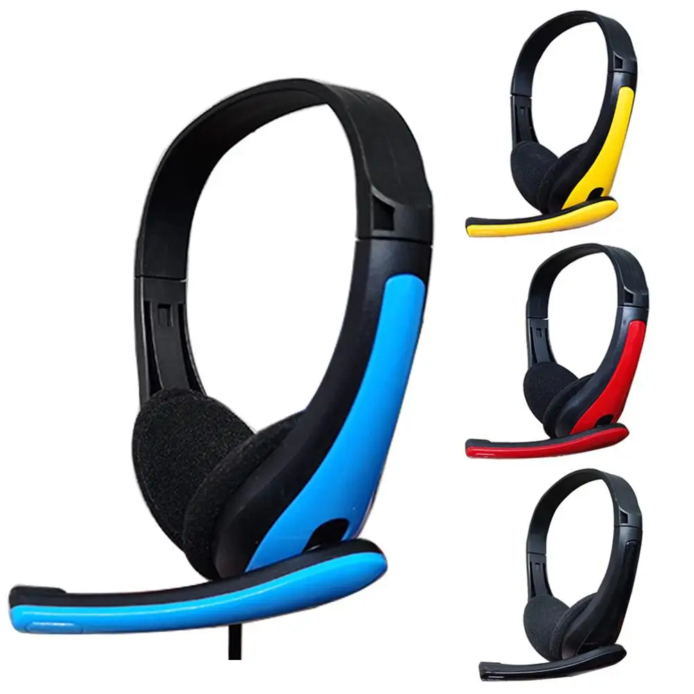 3.5mm Wired Stereo Gaming Headset Noise Canceling Lightweight Headphone with Mic Mobile phone accessories 2020