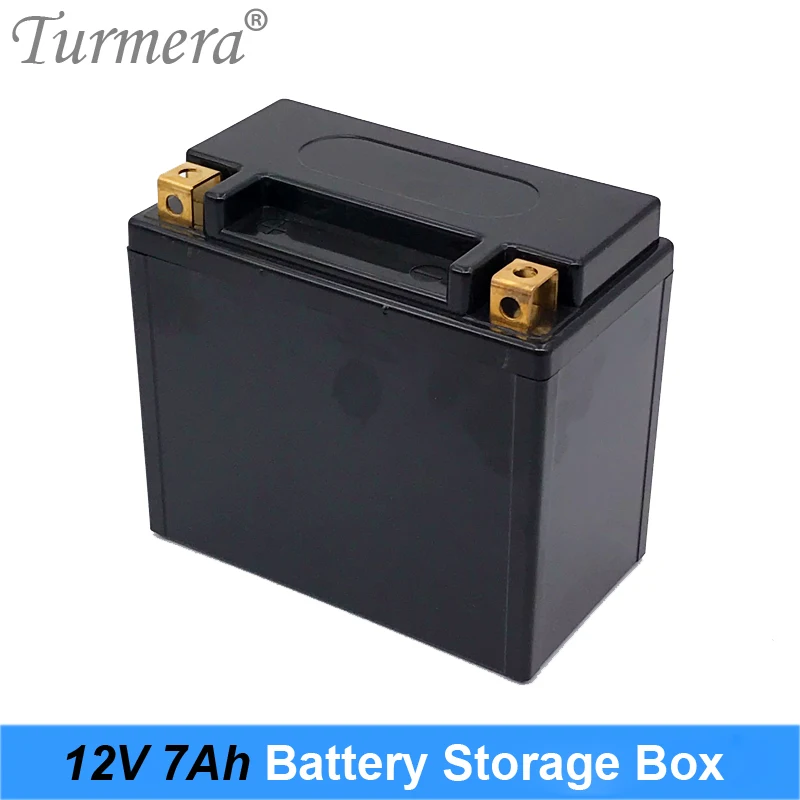 

Turmera 12V Battery Storage Box Apply to 7Ah 10Ah 20Ah for Motorcycle Battery and 12V 24V Uninterrupted Power Supply Replace Use