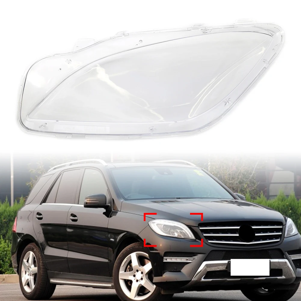 Clear Car Front Right Headlight Headlamp Lens Cover for Mercedes W166 ML-Class ML350 ML500 ML550 2012 2013 2014 2015