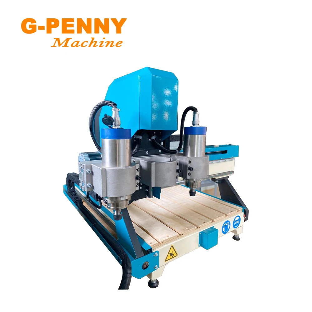 G-PENNY 1.5KW Water Cooled Spindle Motor ER16 4 Bearings 80x 220mm & 1.5kw VFD / Inverter & 80mm Bracket & 75W Water Pump