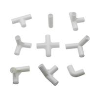 5 Pcs 12mm PVC Straight Elbow  Cross Connector Joint 60 90 120 135 Degree Tee Connector PVC Pipe Fitting DIY Tent Fixed Fittings