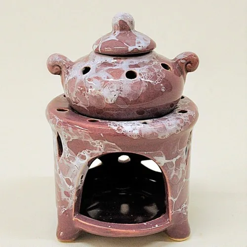 Authentic Ceramic Censer Set Purple