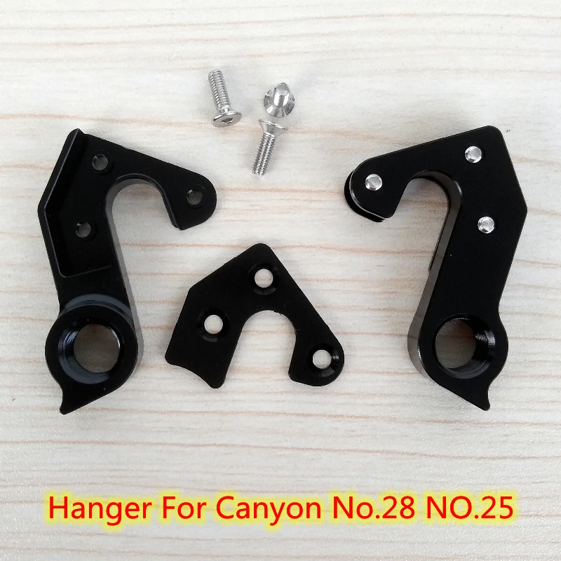 

5sets CNC Bicycle rear Derailleur hanger No.28 NO.25 for canyon Aeroad CF SLX canyon Ultimate CF Speedmax SLX frame mech dropout