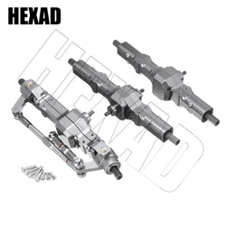 Metal Front, Middle And Rear Axle Bridge Group Upgrade Modified Accessories For WPL C24 B36 4WD 6WD JJRC HengLong RC Car Parts