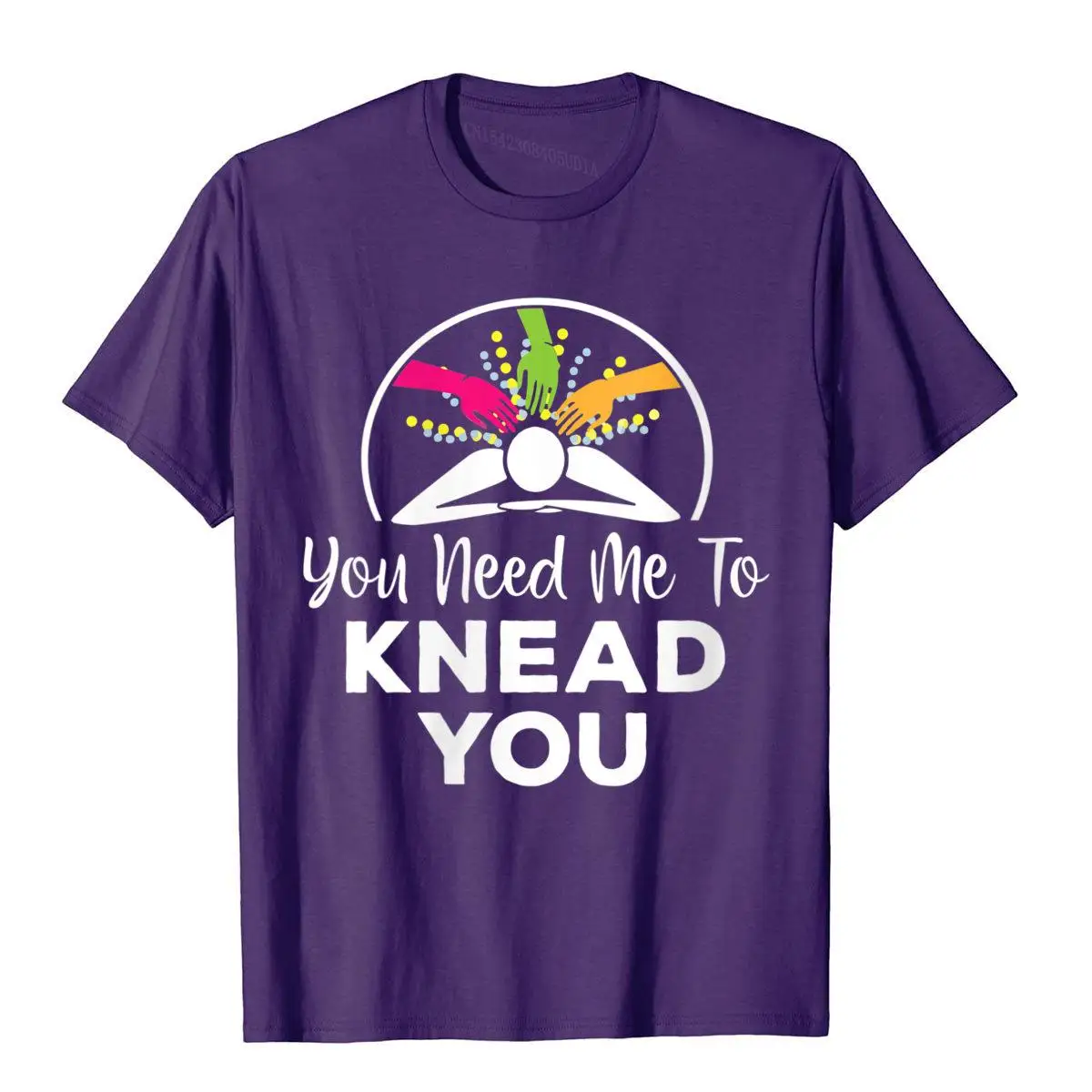 Mens Knead You Funny Massage Therapist Spa Therapy Massage T-Shirt Youthful Top T-Shirts Men Funny Cotton Print T Shirts