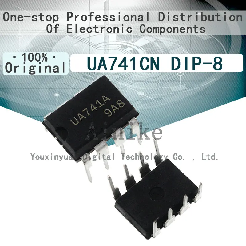 

10/Pcs New Original UA741 UA741CN UA741CP DIP-8 Operational amplifier IC chip