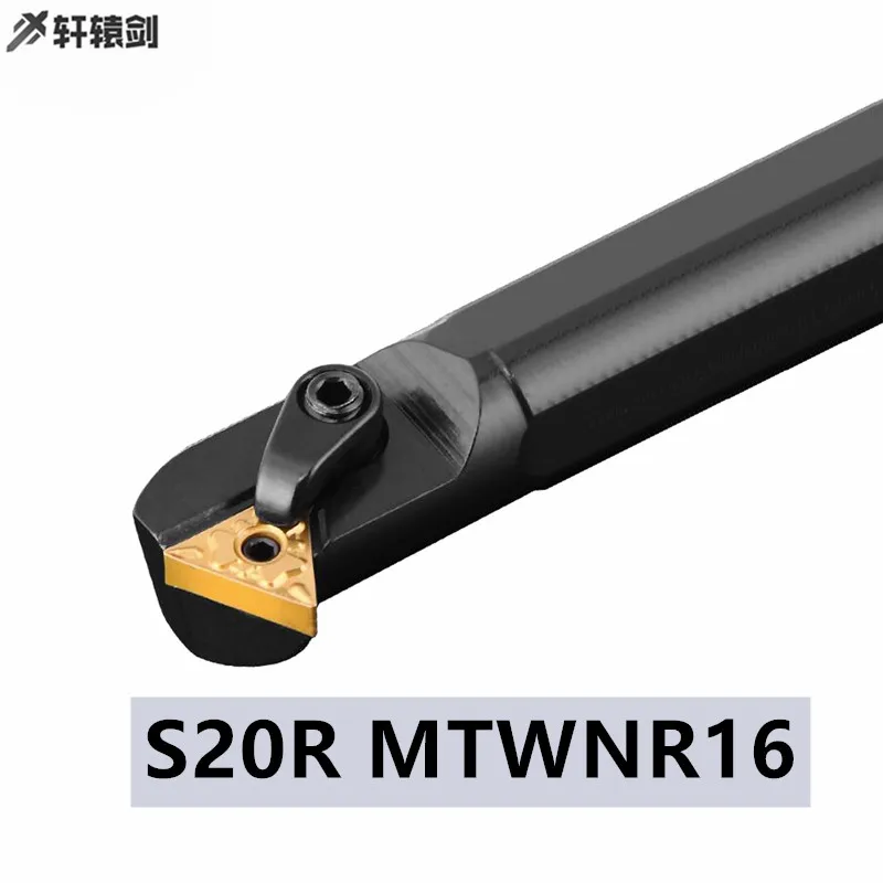 1PC S20R MTWNR16 Inner Turning Tool Cutting Handle Holder Carbide Insert TNMG TNMG16