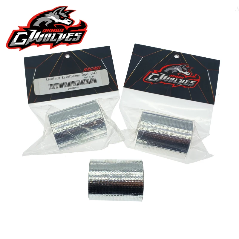 GWOLVES 5Meter Aluminum reinforced tape RC shell repair restore Fiber web protection body 1/14 1/12 1/10 1/8 1/5 RC repair tool