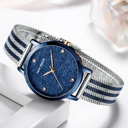 MINI FOCUS Luxury Blue Watches Women Top Brand Waterproof Wristwatch Fashion Simple Quartz Watch Lady Woman Relojes Mujeres 0329