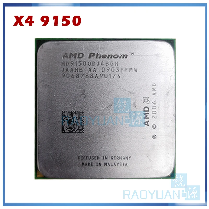 AMD Phenom X4 9150 X4 9150e Quad-Core DeskTop 1.8GHz CPU HD9150ODJ4BGH Socket AM2+/940pin