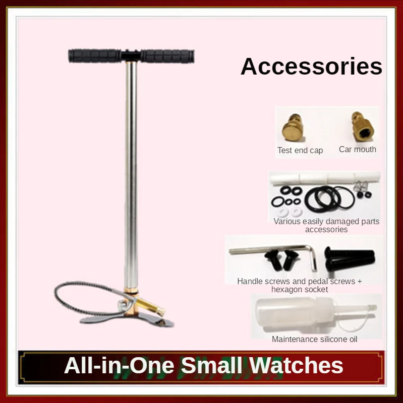 NEW 30Mpa 4500psi 3 Stage High pressure Air PCP Pump Air Rifle Paintball hand pump with filter Mini Compressor not hill pump view 2