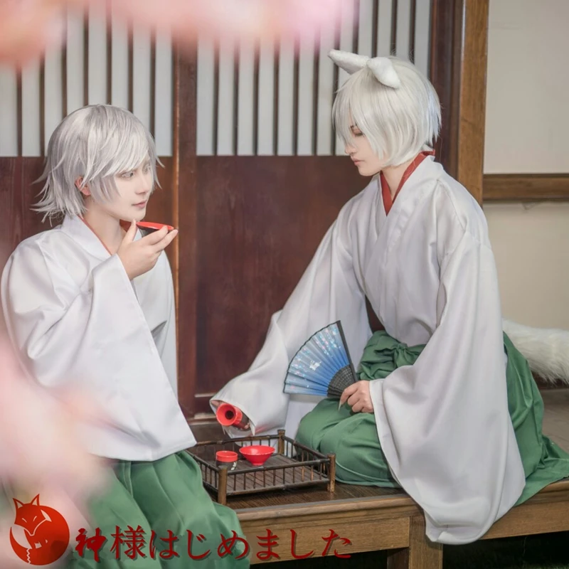 Kamisama pocałunek Hajimemashita miłość Mizuki przebranie na karnawał Kimono Halloween Unisex kostiumy Cosplay peruki