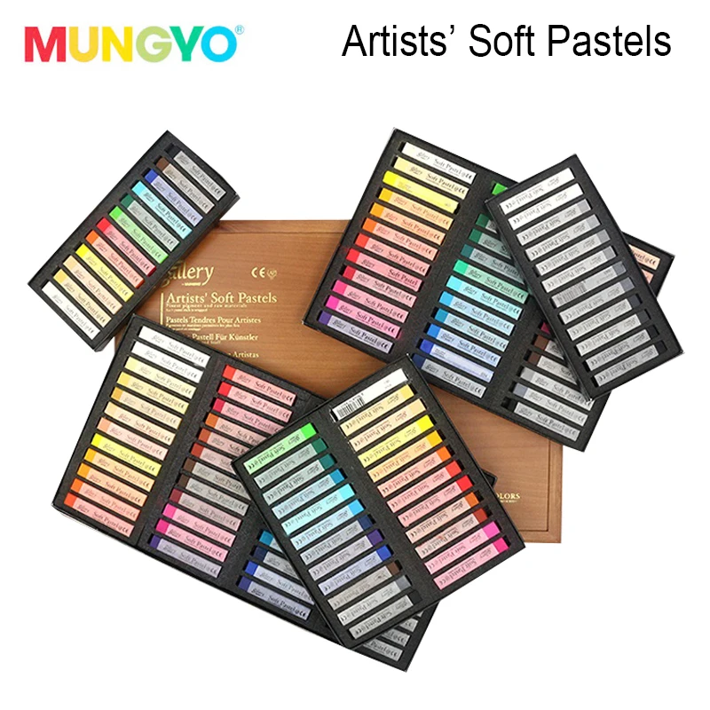 MUNGYO MPV 12/24/36/48 colors Gallery Artists Soft Pastel Colored Chalk  Art drawing supplies