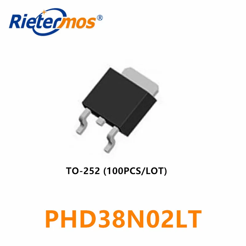 TO252 38N02 PHD38N02 PHD38N02LT N-CHANNEL คุณภาพสูง20V 100ชิ้น